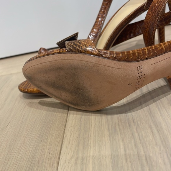 Alexandre BirmanSnakeskin Clarita Sandal 37 - Picture 4 of 4